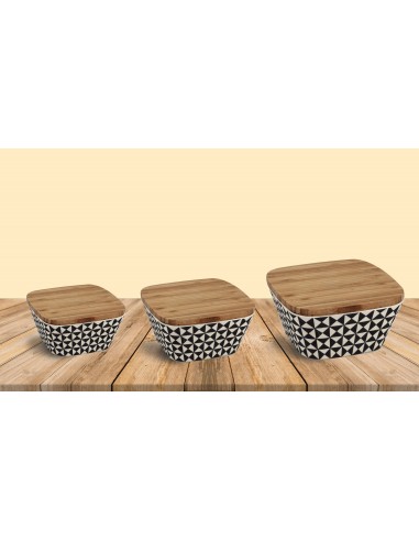 SET 3 BOTES DE BAMBÚ - S+M+L